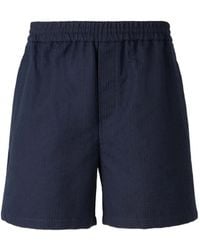 Balmain - Monogram-Pattern Bermuda Shorts - Lyst
