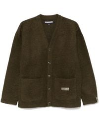 Neighborhood - Logo-Patch Cardigan - Lyst