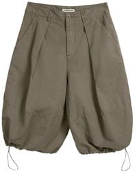 YMC - Pleated Shorts - Lyst