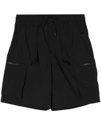 Juun.J - Drawstring-waist Panelled Shorts - Lyst