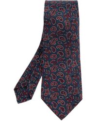 Etro - Zijden Stropdas Met Paisley-Print - Lyst