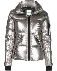 Sam. Doudoune Freestyle à col cheminée - Métallisé