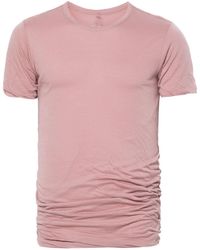 Rick Owens - Double Crinkled Cotton T-shirt - Lyst