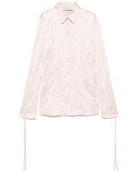 Blumarine - Camisa con efecto arrugado - Lyst