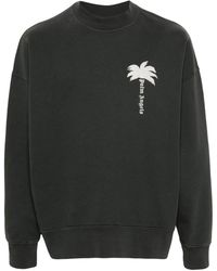 Palm Angels - The Palm Sweatshirt aus Baumwolle - Lyst