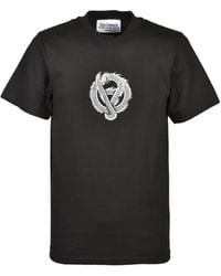 lifeiswar - Dragon-Print Logo-Print T-Shirt - Lyst