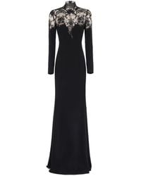 Gemy Maalouf - Lace-Panelled Sweetheart Dress - Lyst