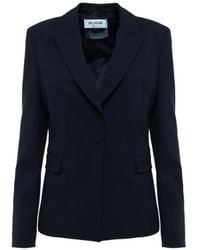 Blugirl Blumarine - Peak-Lapel Single-Breasted Blazer - Lyst