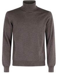 Tagliatore - Turtleneck Wool Sweater - Lyst