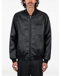 Arte' - Logo-Embossed Bomber Jacket - Lyst