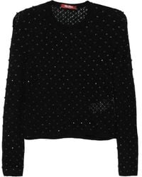 Max Mara - Beaded Embellished Top - Lyst