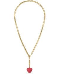 Roxanne Assoulin - The Mini Puffy Heart-Charm Necklace - Lyst