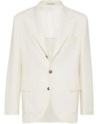 Brunello Cucinelli - Blazer Van Wol-Kasjmier - Lyst