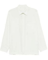 Homme Plissé Issey Miyake - Camisa Estilo Boxy De Manga Larga - Lyst