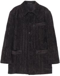 Yohji Yamamoto - Striped Coat - Lyst