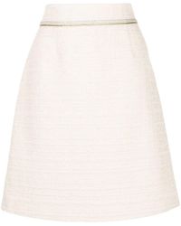 Paule Ka - Tweed A-line Skirt - Lyst