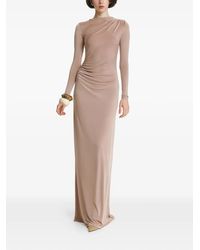 2310 STUDIO - Ruched Open-Back Maxi Dress - Lyst