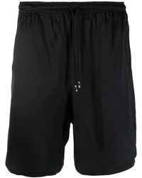 Laneus - Elasticated-Waistband Cotton Shorts - Lyst