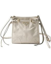 Prada - Bonnie Leather Mini Shoulder Bag - Lyst