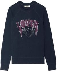 Zadig & Voltaire - Sweatshirt mit verzierter Grafik - Lyst