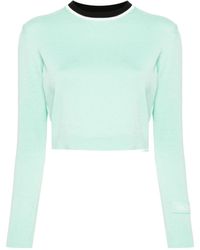 Patou - Gestrickter Cropped-Pullover - Lyst