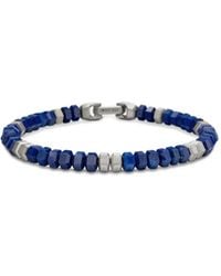 David Yurman - Sterling Hex Bead Bracelet (6Mm) - Lyst