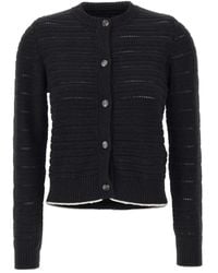 Marella - Textured Wool Cardigan - Lyst