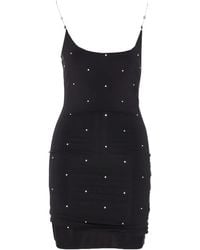 Amiri - Crystal Mini Dress - Lyst