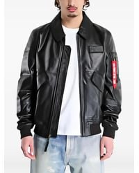 Alpha Industries - Veste Cwu-45/P En Cuir - Lyst