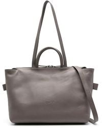 Marsèll - 4 Dritta Logo-Debossed Leather Tote Bag - Lyst