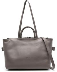 Marsèll - 4 Dritta Logo-Debossed Leather Tote Bag - Lyst