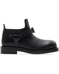 Burberry - Botas con tira de hebilla - Lyst