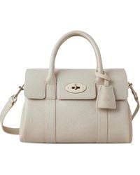 Mulberry - Bayswater Leather Satchel Bag - Lyst