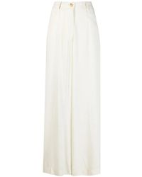Forte Forte - Tweed Viscose Silk Trousers - Lyst