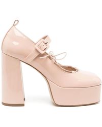 Simone Rocha - Patent-Leather Platform Pumps - Lyst