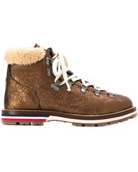 Moncler Blanche Scarpa Boot - Brown