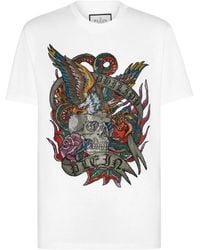 Philipp Plein - Ss Tattoo Round Neck T-Shirt - Lyst