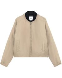 MSGM - Logo-Patch Bomber Jacket - Lyst