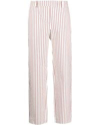 Fabiana Filippi - Striped Straight-Leg Trousers - Lyst