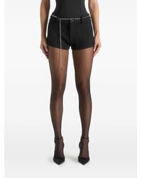 Manière De Voir - Kurze Elina Tweed-Shorts mit Kettengürtel - Lyst