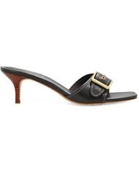 COACH - Margot Buckle-Detail Sandals - Lyst