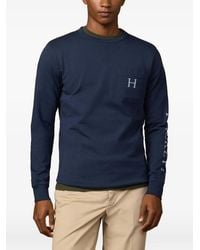 Hackett - Heritage Peaks Logo-Print T-Shirt - Lyst