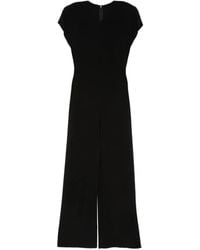 Norma Kamali - Cap-Sleeves Jumpsuit - Lyst