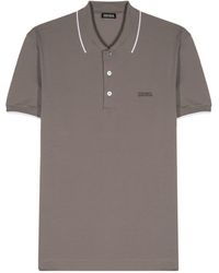 Zegna - Stretch Cotton Polo Clothing - Lyst