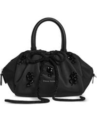 Simone Rocha - Borsa Tote Con Applicazione A Fiori - Lyst