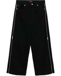 LỰU ĐẠN - ジップディテール ジーンズ - Lyst