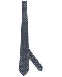 Giorgio Armani - Geometric-Pattern Silk Tie - Lyst