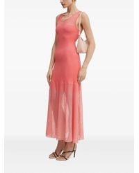 Pinko - Midikleid mit gerippten Falten - Lyst