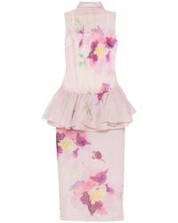 Aje. - Arlina Ruffled Floral-Print Gown - Lyst