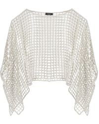 Peserico - Aurea Open-Knit Sweater - Lyst